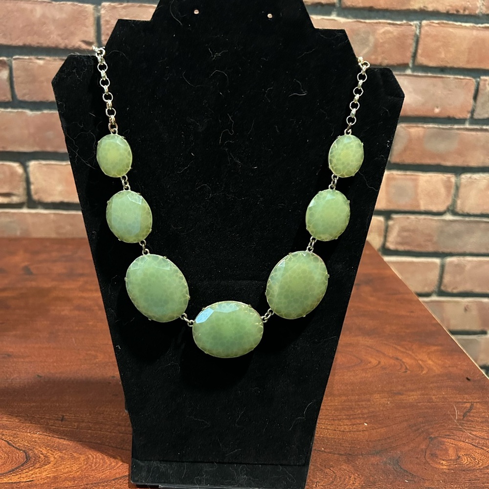 Source Unknown Green Gemstone Necklace